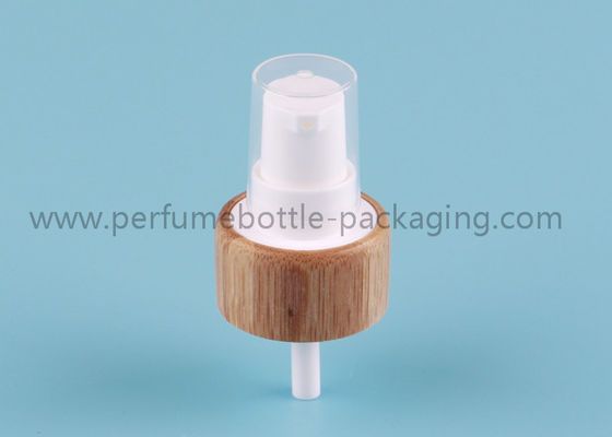 24 / 410 Bamboo Sheathed Closure Cream Pump With PP Small Cap