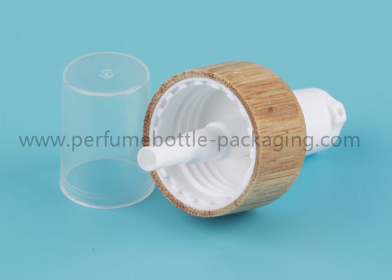 24 / 410 Bamboo Sheathed Closure Cream Pump With PP Small Cap