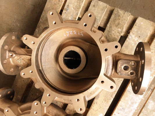 ISO , BS EN , GB horizontal centrifugal pump housing bronze sand casting